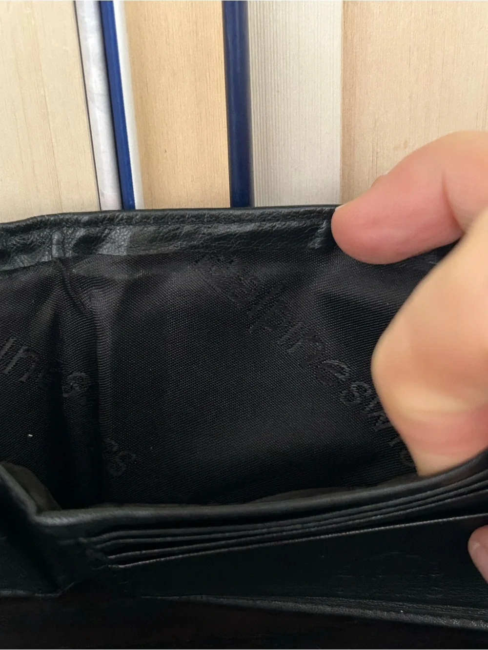 Alpine Swiss - Black Leather Men's Bifold Wallet